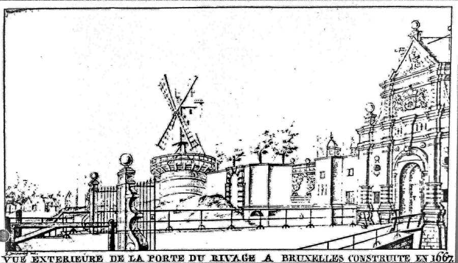 Oeverpoortmolen Moulin de la Porte du Rivage