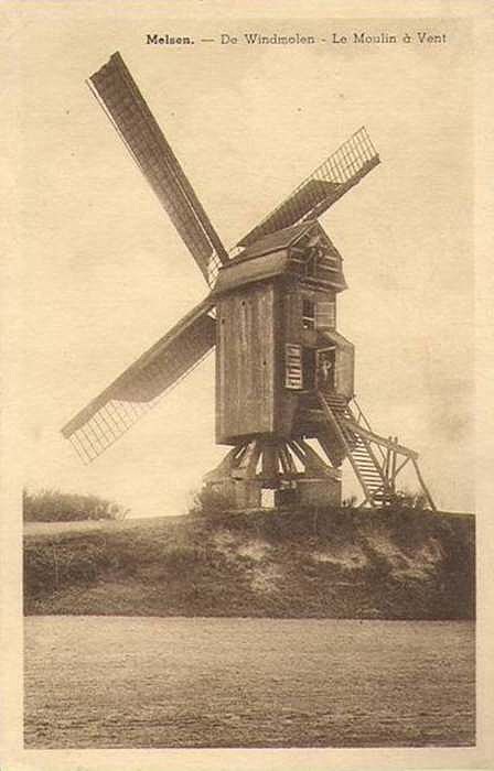 Houten Molen Molen Van Oostende