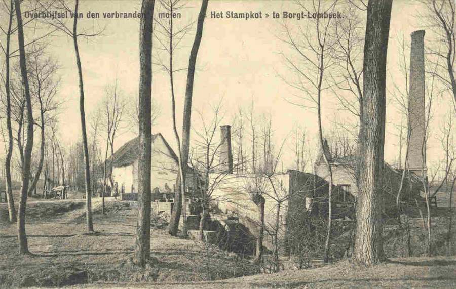 Stampmolen Stampkot Slagmolen Loddershoekmolen Verbrande Molen