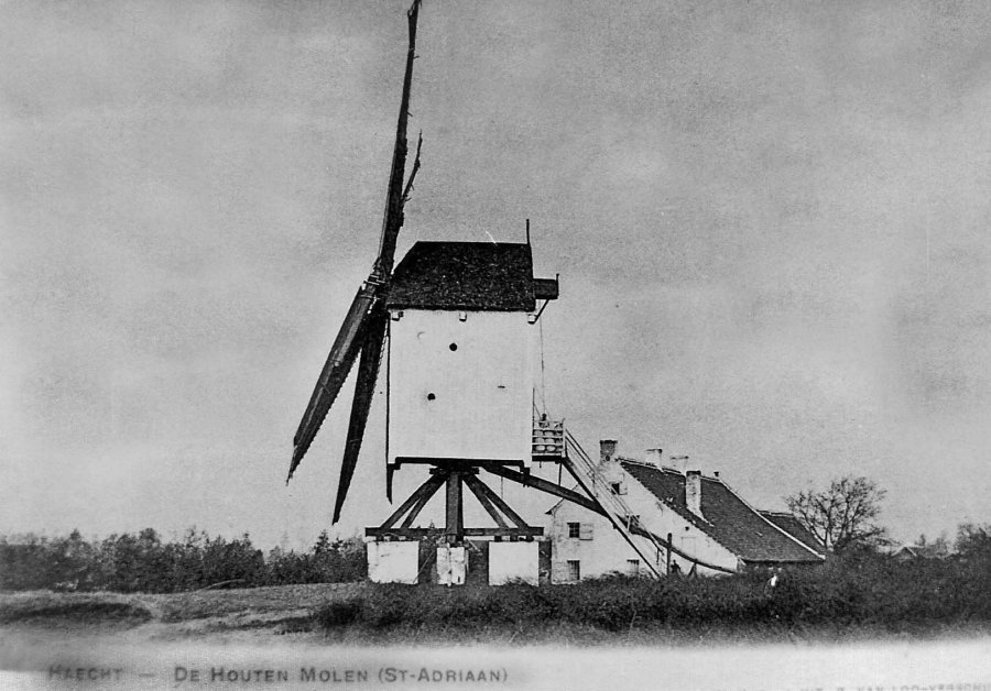 Houten Molen Molen Sint-Adriaan Molen Smets