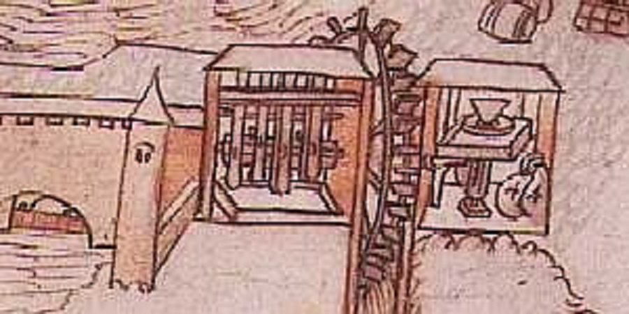 Watermolen ter Speye Watermolen aan de Dampoort