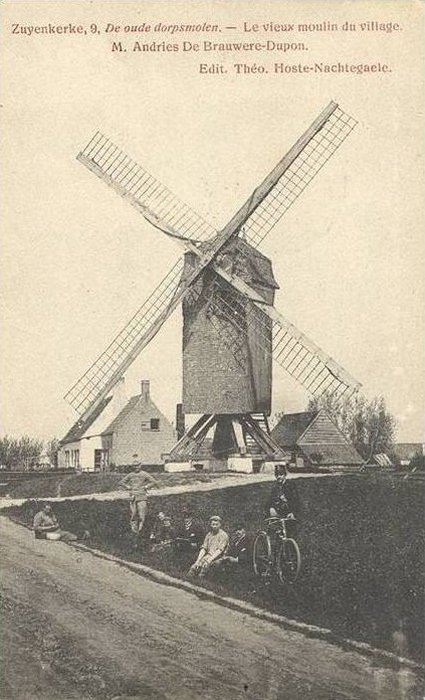Dorpsmolen Plaatsmolen Molen De Brauwere